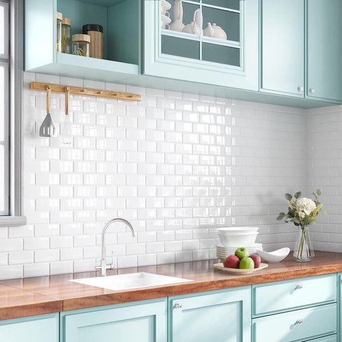 Peel and stick - backsplash, for