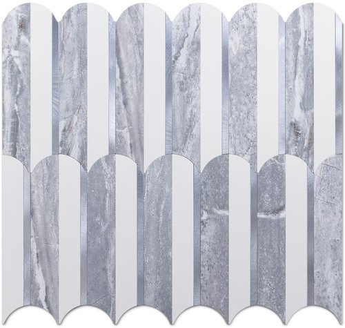 Grey white peel - grey,